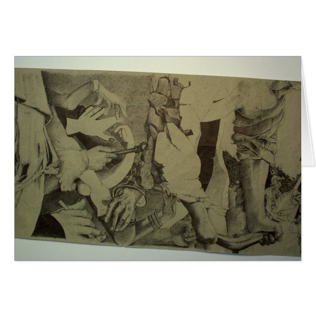 Fragmenten d'Arts Detail Roll van P Baud Wall G Ka (Voorkant Horizontaal)