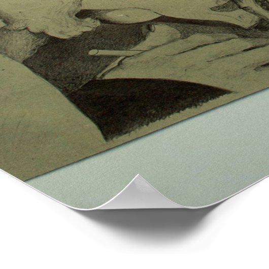 Fragmenten d'Arts Detail Roll van Pascale Baud Poster (Hoek)