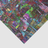 fragmenten tissuepapier (Detail)