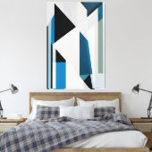 Fragmenten van de ruimte canvas afdruk (Insitu (Slaapkamer))