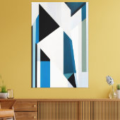 Fragmenten van de ruimte canvas afdruk (Insitu (Woonkamer))