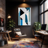 Fragmenten van de ruimte canvas afdruk