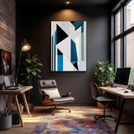 Fragmenten van de ruimte canvas afdruk