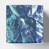 fragmenten van herinneringen, in blauw en groen : bedankdoosjes (Bovenkant)