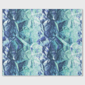 fragmenten van herinneringen, in blauw en groen : cadeaupapier (Vlak)