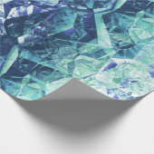 fragmenten van herinneringen, in blauw en groen : cadeaupapier (Hoek)