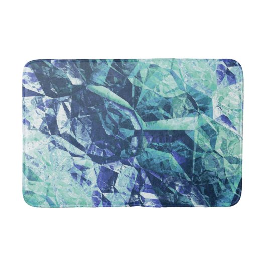 fragmenten van herinneringen, in kobalt en munt badmat (Voorkant)