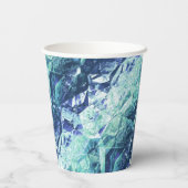 Fragmenten van herinneringen - kobalt en munt : papieren bekers (Achterkant)