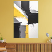 Fragmenten van Horizon Canvas Afdruk (Insitu (Woonkamer))