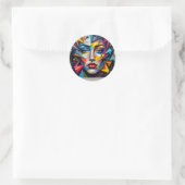 Fragmenten van identiteit -  ronde sticker (Tas)
