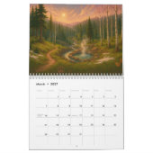 Fragmenten van natuur berglandschap kalender (Mar 2027)