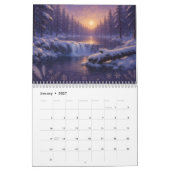 Fragmenten van natuur berglandschap kalender (Jan 2027)