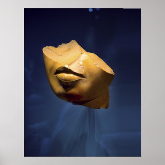 Fragmentgezicht van een koningin poster (Voorkant)