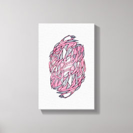 Fragments of Light – Modern Geometric Abstract Ca Canvas Afdruk