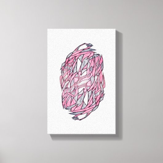 Fragments of Light – Modern Geometric Abstract Ca Canvas Afdruk (Voorkant)