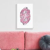 Fragments of Light – Modern Geometric Abstract Ca Canvas Afdruk (Insitu (Woonkamer))