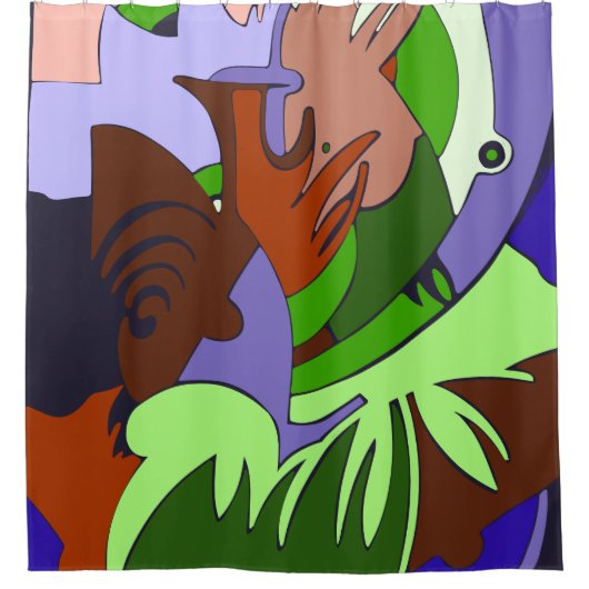 Fragments of Time Douchegordijn (Voorkant)