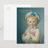 Fragonard A boy als Pierrot CC1070-kinderportret Briefkaart (Voorkant / Achterkant)