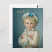 Fragonard A boy als Pierrot CC1070-kinderportret Briefkaart (Voorkant / Achterkant)
