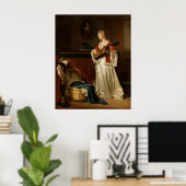Fragonard & Gérard Slaap Kind Kunstprint Poster (Thuiskantoor)