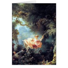 Fragonard Het antiek schilderij Swing