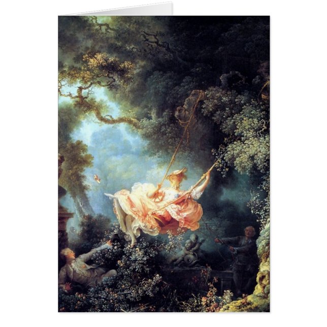 Fragonard Het antiek schilderij Swing (Voorkant)