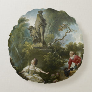 Fragonard Progress of Love the Rendezvous Rond Kussen