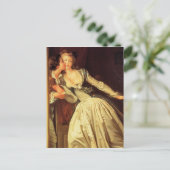 Fragonard Stolen Kiss Briefkaart (Staand voorkant)