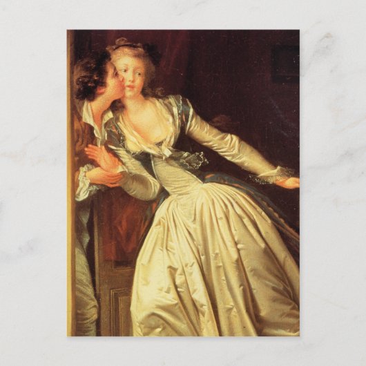 Fragonard Stolen Kiss Briefkaart (Voorkant)