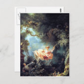 Fragonard The Swing antiek fine art schilderij Briefkaart (Voorkant / Achterkant)