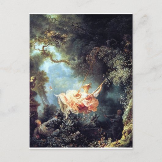 Fragonard The Swing antiek fine art schilderij Briefkaart (Voorkant)