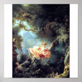 fragonard van de antiek tekening poster (Voorkant)