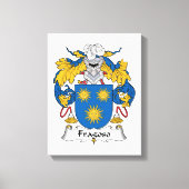 Fragoso Family Crest Canvas Afdruk (Voorkant)