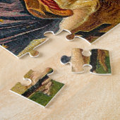 Fragrance - Angel met groene vleugels. Legpuzzel (Zijkant)