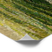 Fragrance - Angel met groene vleugels. Poster (Hoek)