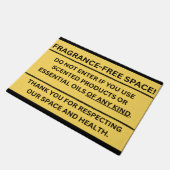 FRAGRANCE-FREE SPACE Door Mat (Schuin)