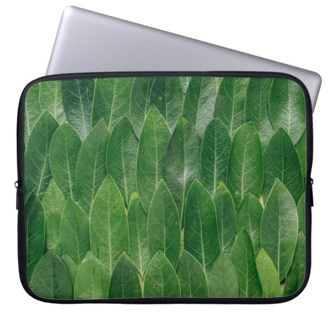FRAGRANT BAY LEAVES GROEIEN OP GROTE DECIDUEUZE BO LAPTOP SLEEVE (Voorkant)