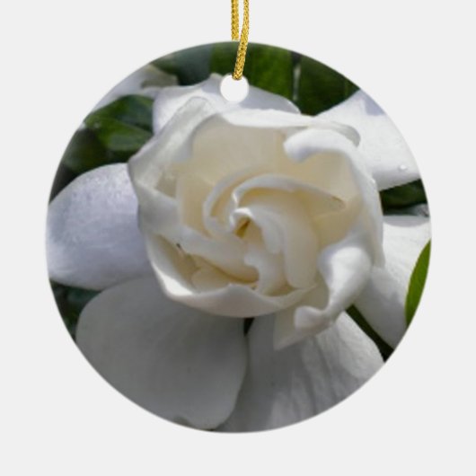 Fragrant Gardenias Keramisch Ornament (Voorkant)