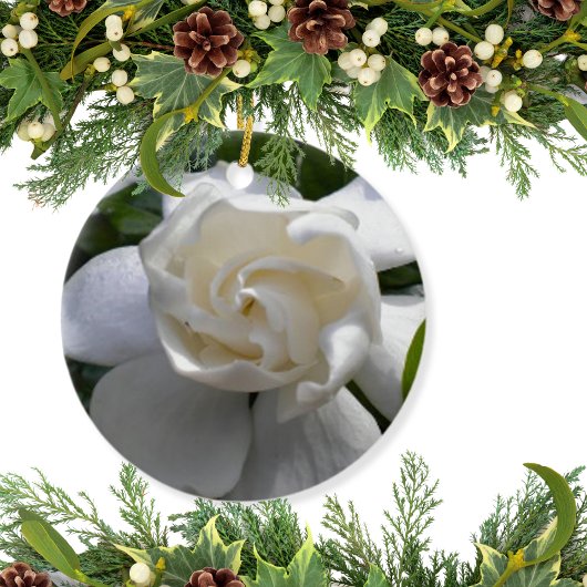 Fragrant Gardenias Keramisch Ornament