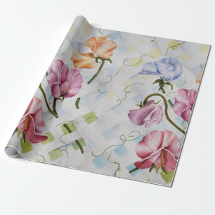 FRAGRANT SWEET PEAS CADEAUPAPIER
