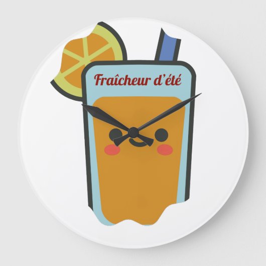 Fraîcheur d'été grote klok (Voorkant)