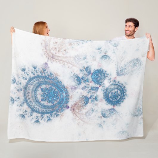 Frailty Steampunk Abstract Fleece Deken (In situ)