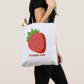 Fraise Fraîcheur d'été Tote Bag (Dichtbij)