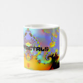 Fraktal009 - IK HOOR VAN FRACTALS Koffiemok (Voorkant rechts)