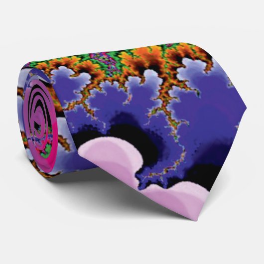 Fraktal Apfelmännchen mandelbrot set Stropdas (Opgerold)