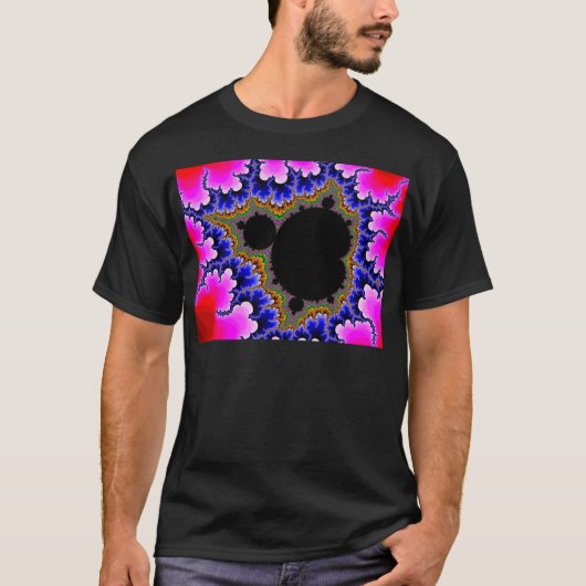Fraktal Apfelmännchen mandelbrot set T-shirt (Voorkant)
