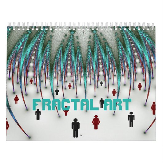 Fraktal-Kunst Kalender (Hoes)