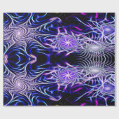 fraktale Sterne Cadeaupapier (Vlak)