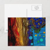 Fram - Abstracte kunst Briefkaart (Voorkant / Achterkant)