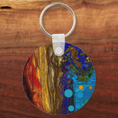 Fram - Abstracte kunst Sleutelhanger (Voorkant)